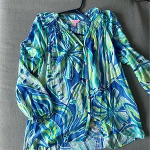 Lilly Pulitzer Long Sleeve Blouse